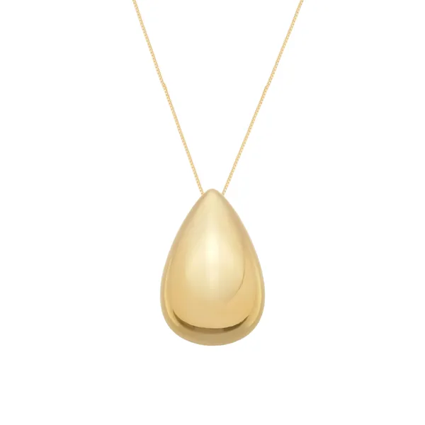 Colar Dourado de Gota